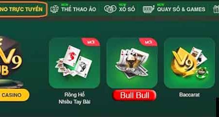 Hướng dẫn Chơi bài Bull Bull trực tuyến tại V9bet