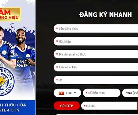 Nhà cái 12BET hợp tác cùng Leicester City F.C